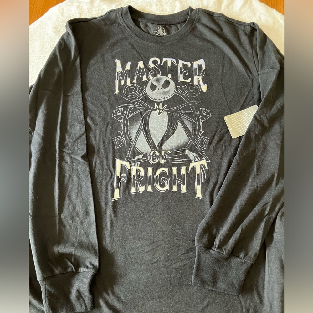 NWT Disney nightmare before Christmas Master of Fright Jack Skelington t-shirt